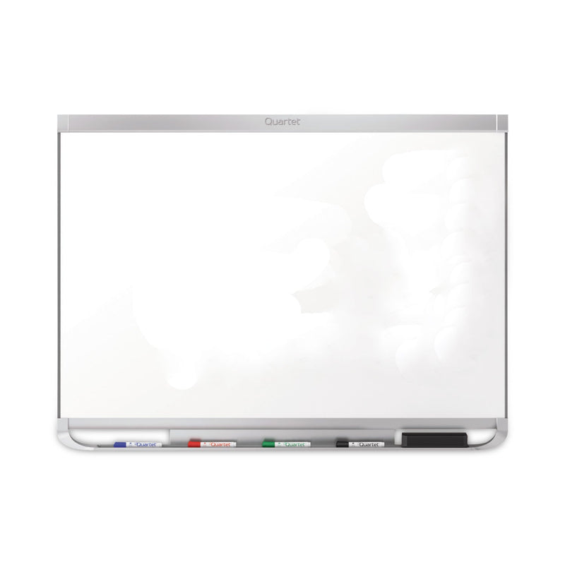 Quartet Prestige 2 DuraMax Magnetic Porcelain Whiteboard, 48 x 36, Silver Frame