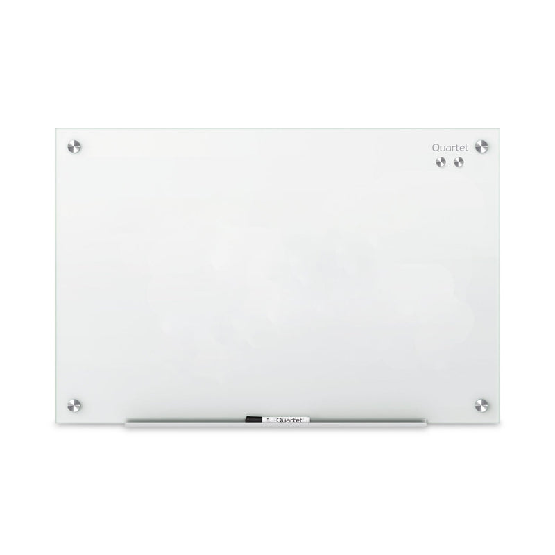 Quartet Infinity Magnetic Glass Marker Board, 24 x18, White
