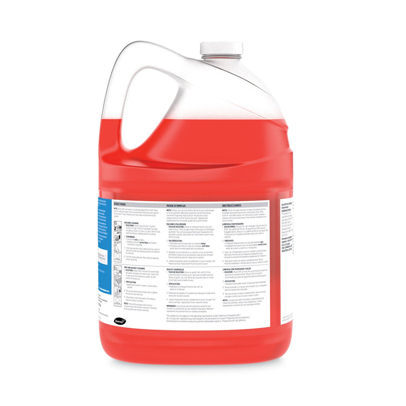 Diversey Floor Science Neutral Floor Cleaner Concentrate, Citrus Scent, 1 gal, 4/Carton