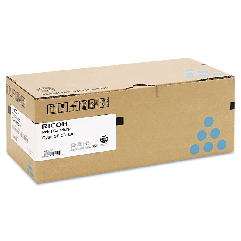 Ricoh 406345 Toner, 2,500 Page-Yield, Cyan