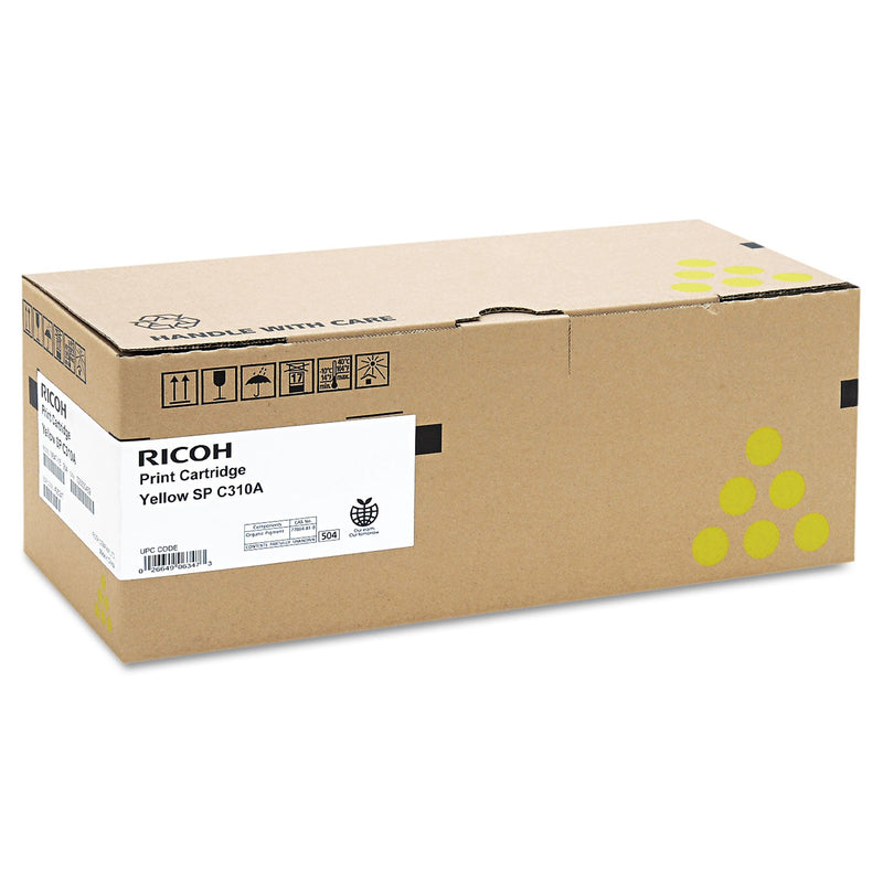 Ricoh 406347 Toner, 2,500 Page-Yield, Yellow