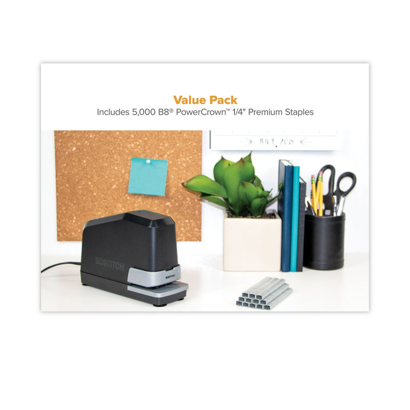 Bostitch B8 Impulse 45 Electric Stapler, 45-Sheet Capacity, Black