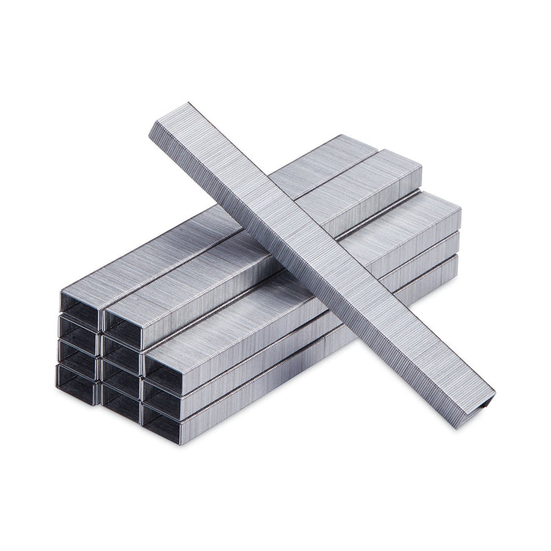 Bostitch Premium Standard Staples, 0.25" Leg, 0.5" Crown, Steel, 5,000/Box