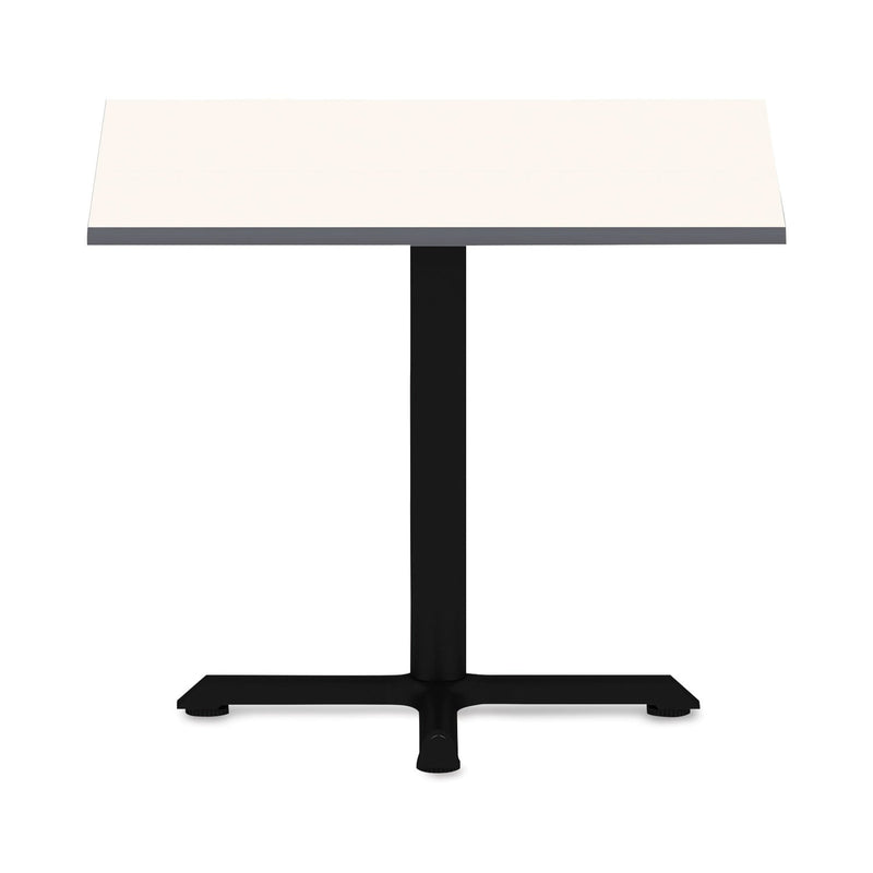 Alera Hospitality Series Single-Column Bases, 27.5" Diameter, 28.5"h, 300 lb Cap, Steel, Black