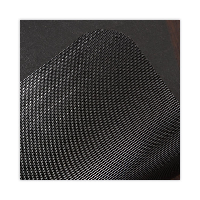 ES Robbins Floor+Mate, For Hard Floor to Medium Pile Carpet up to 0.75", 36 x 48, Black