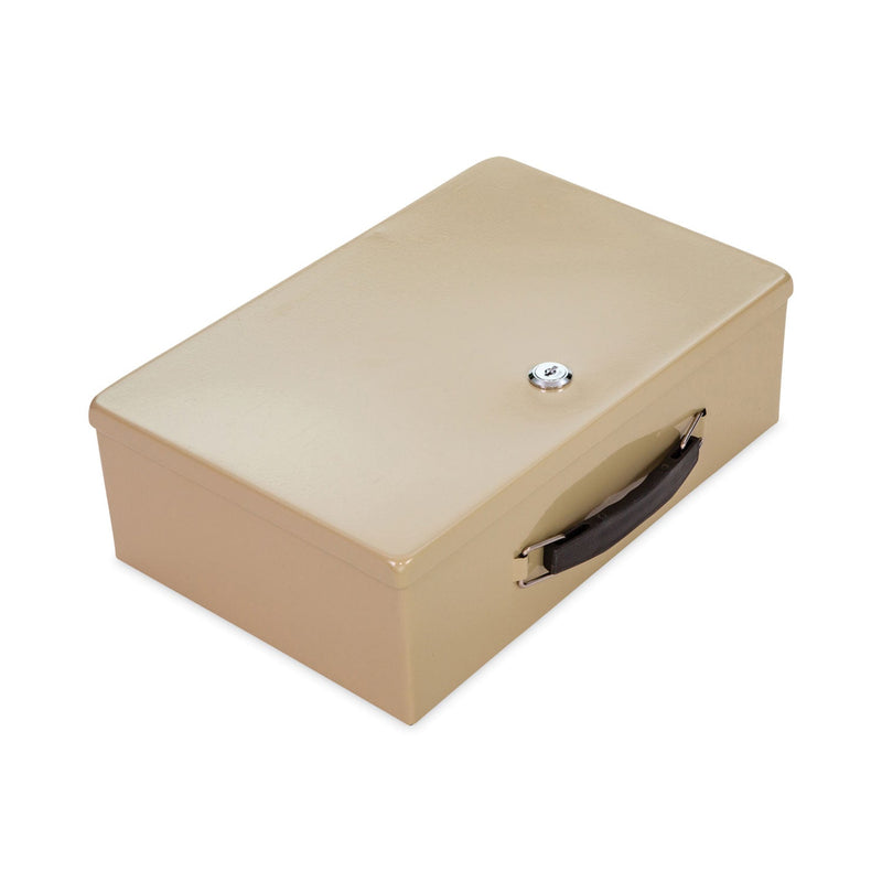CONTROLTEK Heavy Duty Fire Retardant Box, 1 Compartment, 12.75 x 8.25 x 4, Sand