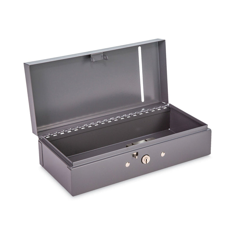 CONTROLTEK Steel Bond Box, 1 Compartment, 10.4 x 5.4 x 3.1, Gray