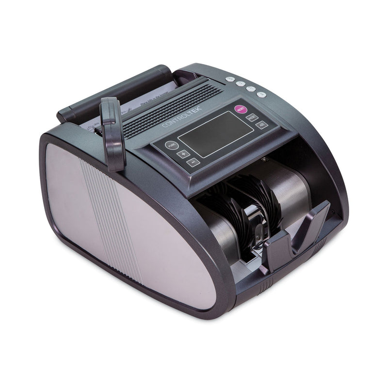 CONTROLTEK Bill Counter, 1,200 Bills/min, 11.41 x 9.45 x 8.66, Gray