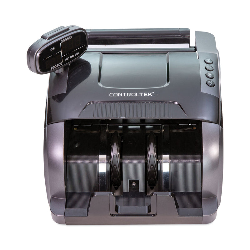 CONTROLTEK Bill Counter, 1,080 Bills/min, 11 x 10 x 6.8, Gray