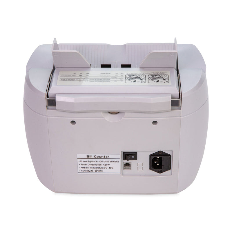 CONTROLTEK Bill Counter, 1,900 Bills/min, 10 x 13.6 x 11.6, White