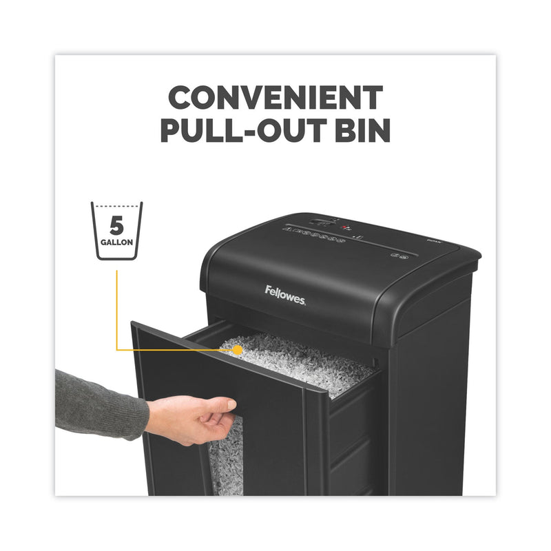 Fellowes Powershred 62MC Micro-Cut Shredder, 10 Manual Sheet Capacity