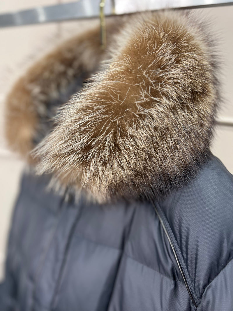 Genuine Fur Trim Sorona® Insulated Puffer Jacket