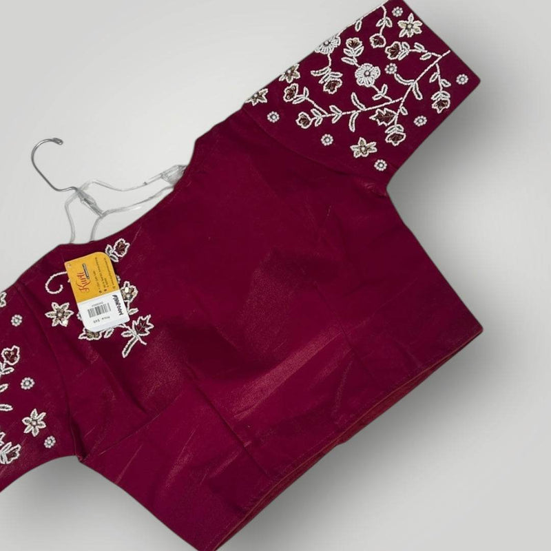 Satin silk blouse