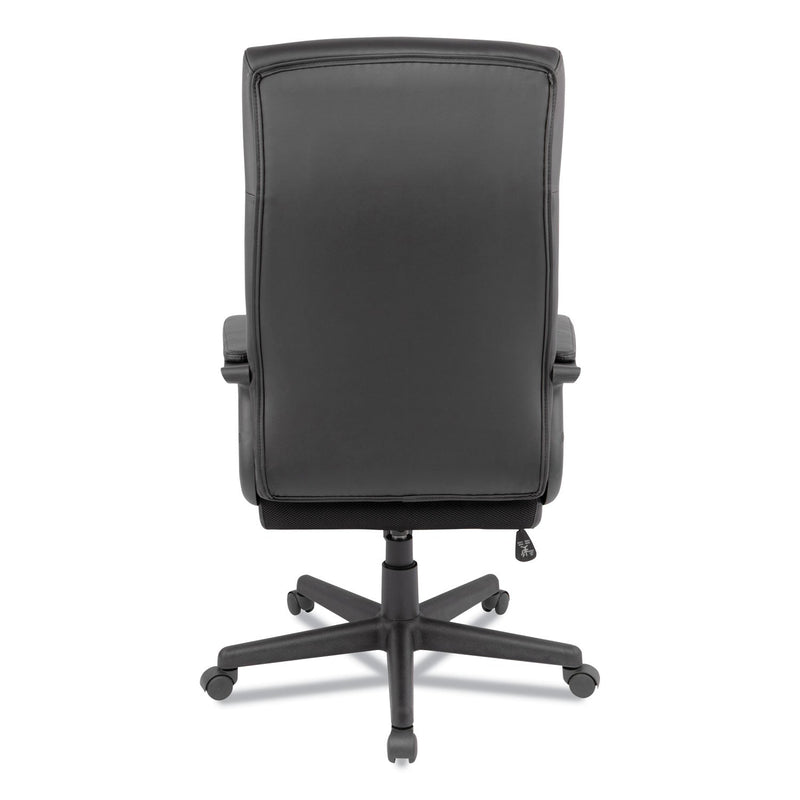 Alera Oxnam Series High-Back Task Chair, Supports Up to 275 lbs, 17.56" to 21.38" Seat Height, Black Seat/Back, Black Base