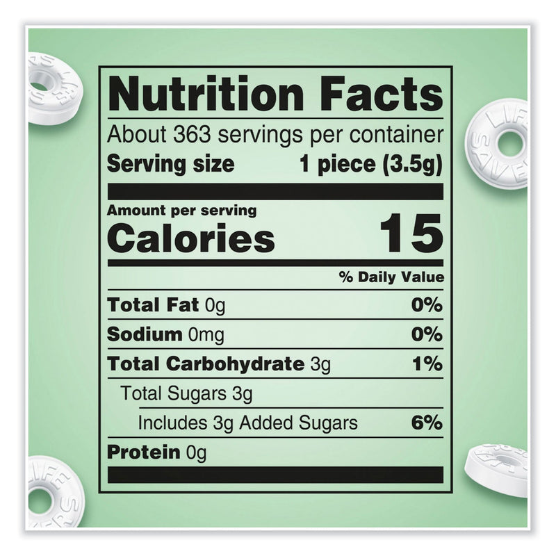 LifeSavers Hard Candy Mints, Wint-O-Green, 44.93 oz Bag