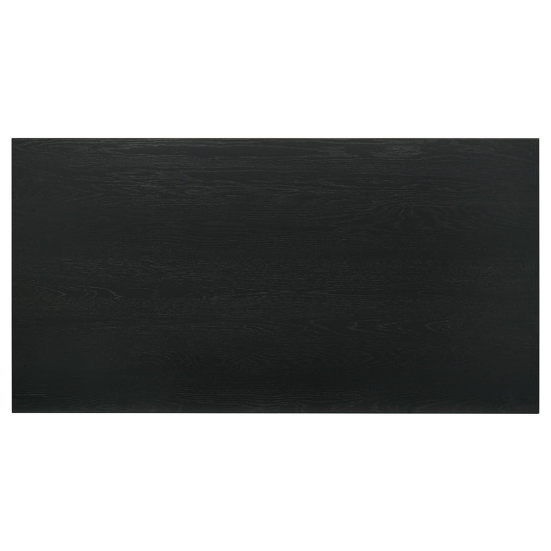 Decker 70-inch Rectangular Wood Counter Height Dining Table Black