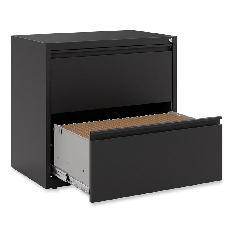 Alera Lateral File, 2 Legal/Letter-Size File Drawers, Black, 30" x 18.63" x 28"