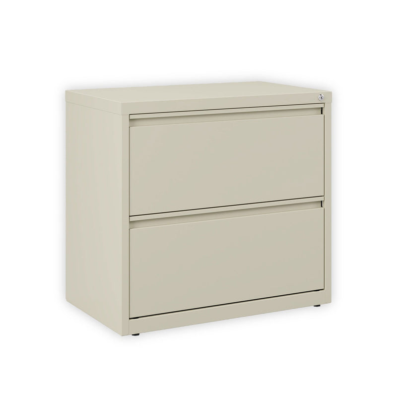 Alera Lateral File, 2 Legal/Letter-Size File Drawers, Putty, 30" x 18.63" x 28"