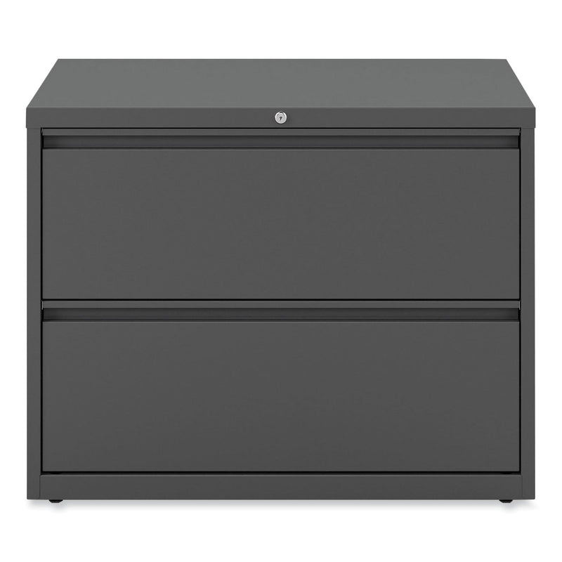 Alera Lateral File, 2 Legal/Letter/A4/A5-Size File Drawers, Charcoal, 36" x 18" x 28"