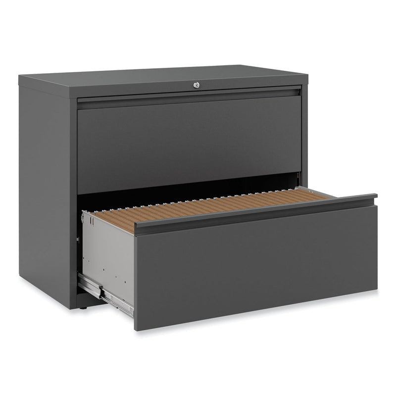 Alera Lateral File, 2 Legal/Letter/A4/A5-Size File Drawers, Charcoal, 36" x 18" x 28"