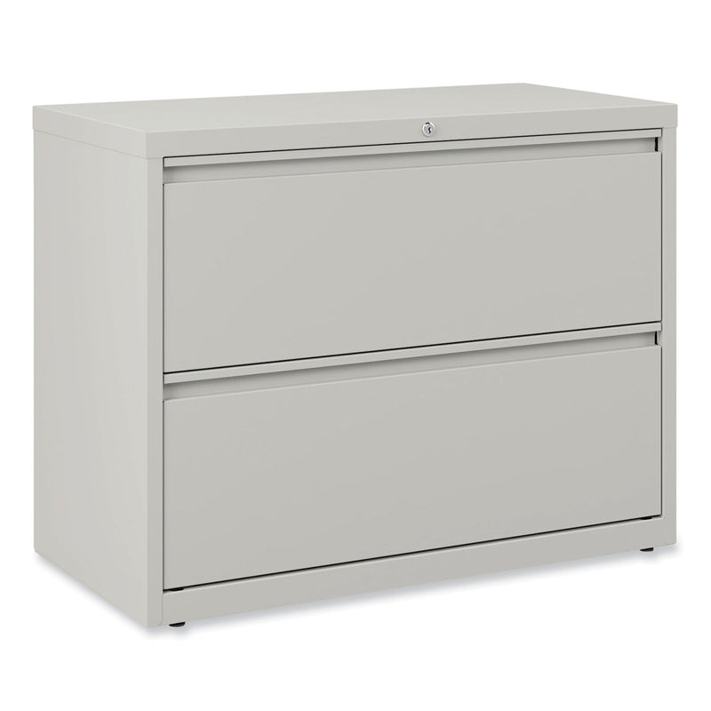 Alera Lateral File, 2 Legal/Letter-Size File Drawers, Light Gray, 36" x 18" x 28"