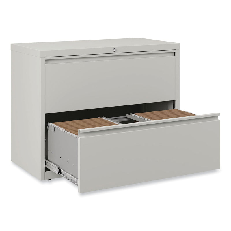 Alera Lateral File, 2 Legal/Letter-Size File Drawers, Light Gray, 36" x 18" x 28"