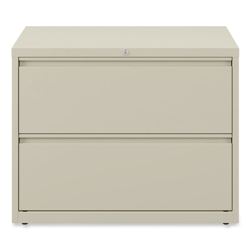 Alera Lateral File, 2 Legal/Letter-Size File Drawers, Putty, 36" x 18" x 28"
