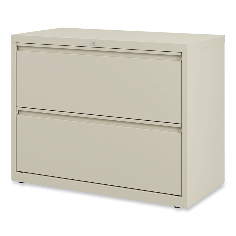 Alera Lateral File, 2 Legal/Letter-Size File Drawers, Putty, 36" x 18" x 28"