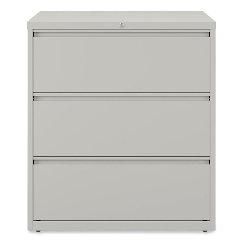 Alera Lateral File, 3 Legal/Letter/A4/A5-Size File Drawers, Light Gray, 36" x 18.63" x 40.25"