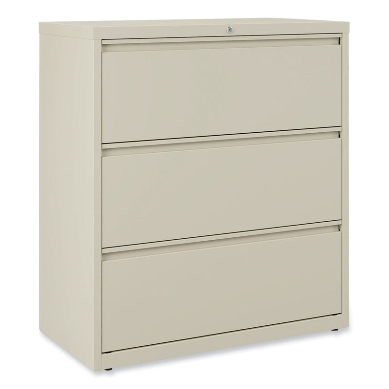 Alera Lateral File, 3 Legal/Letter/A4/A5-Size File Drawers, Putty, 36" x 18.63" x 40.25"
