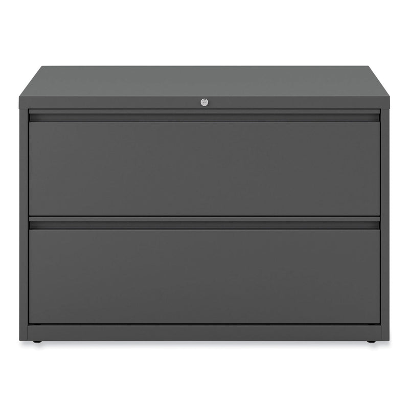 Alera Lateral File, 2 Legal/Letter-Size File Drawers, Charcoal, 42" x 18.63" x 28"