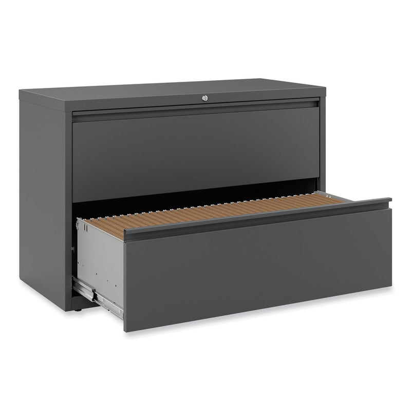 Alera Lateral File, 2 Legal/Letter-Size File Drawers, Charcoal, 42" x 18.63" x 28"
