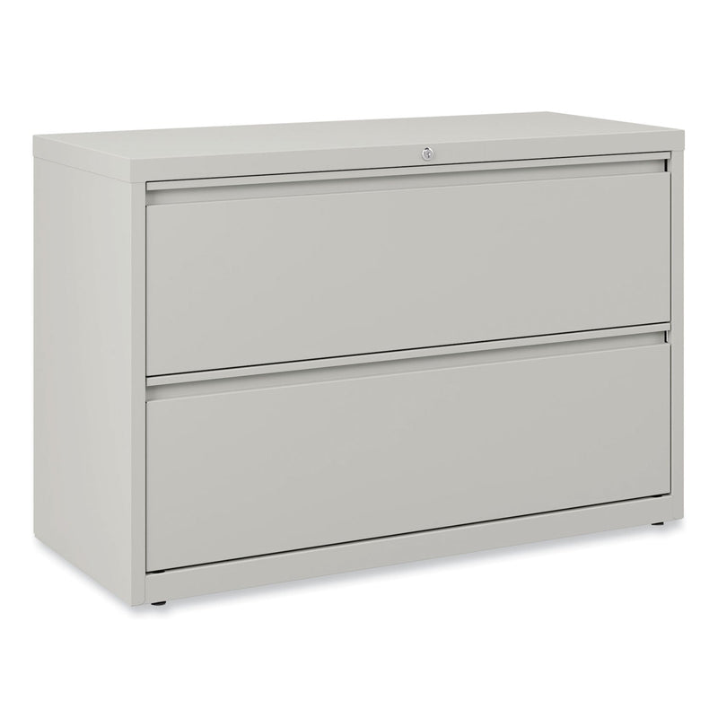 Alera Lateral File, 2 Legal/Letter-Size File Drawers, Light Gray, 42" x 18.63" x 28"