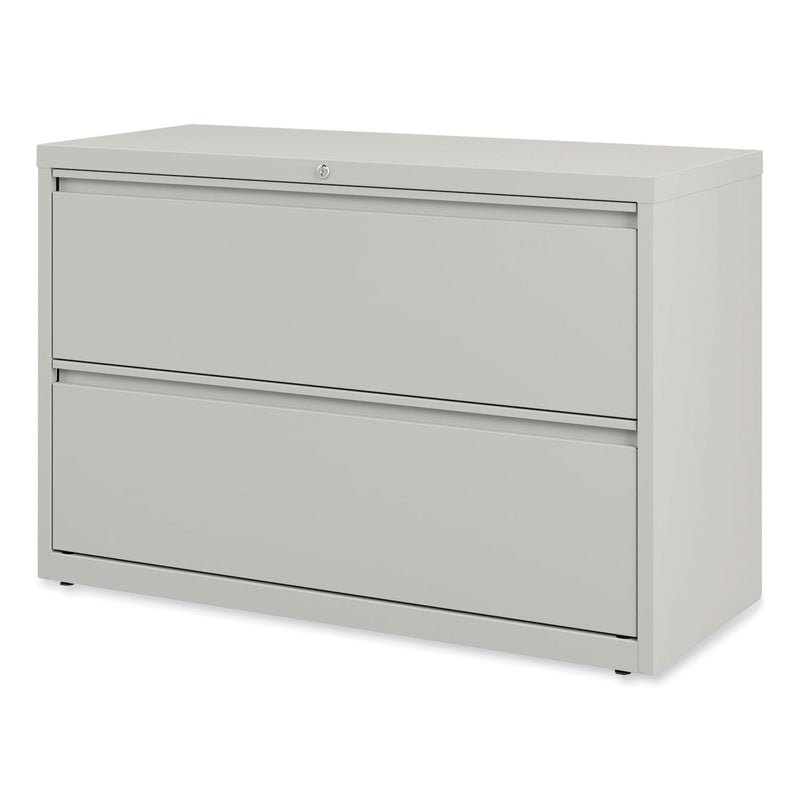 Alera Lateral File, 2 Legal/Letter-Size File Drawers, Light Gray, 42" x 18.63" x 28"