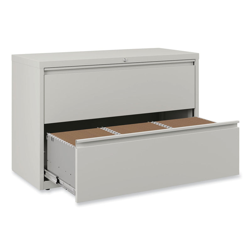 Alera Lateral File, 2 Legal/Letter-Size File Drawers, Light Gray, 42" x 18.63" x 28"