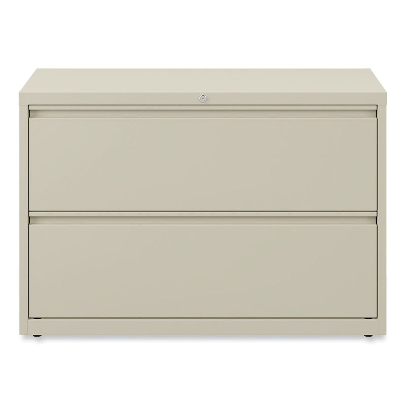 Alera Lateral File, 2 Legal/Letter-Size File Drawers, Putty, 42" x 18.63" x 28"