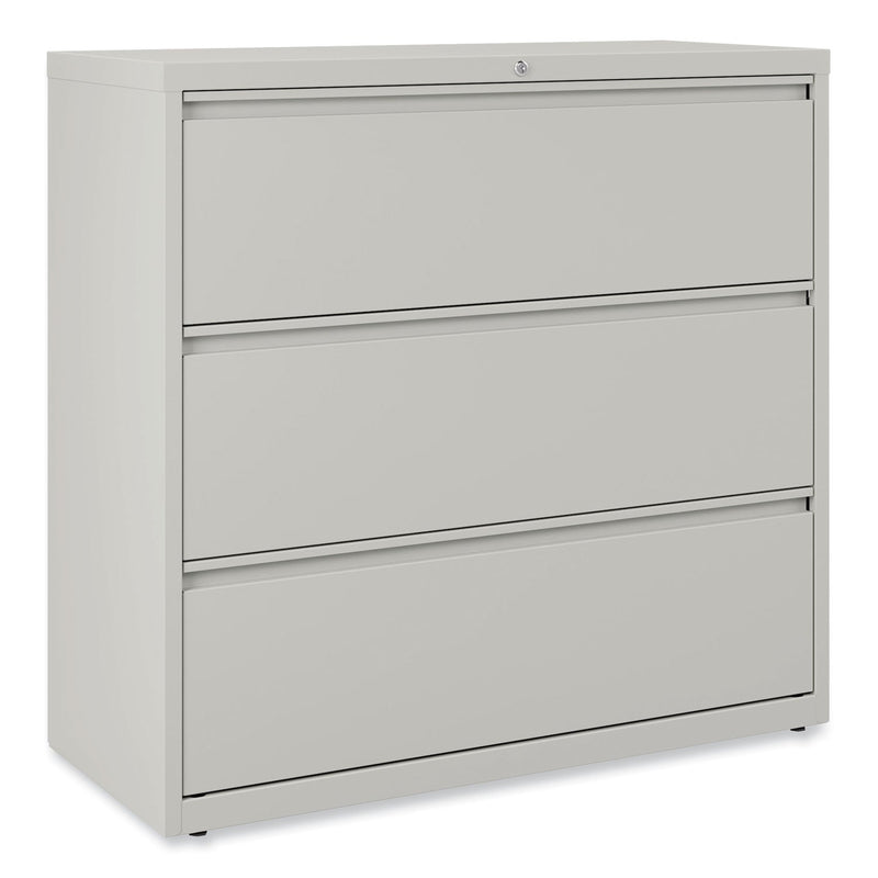 Alera Lateral File, 3 Legal/Letter/A4/A5-Size File Drawers, Light Gray, 42" x 18.63" x 40.25"