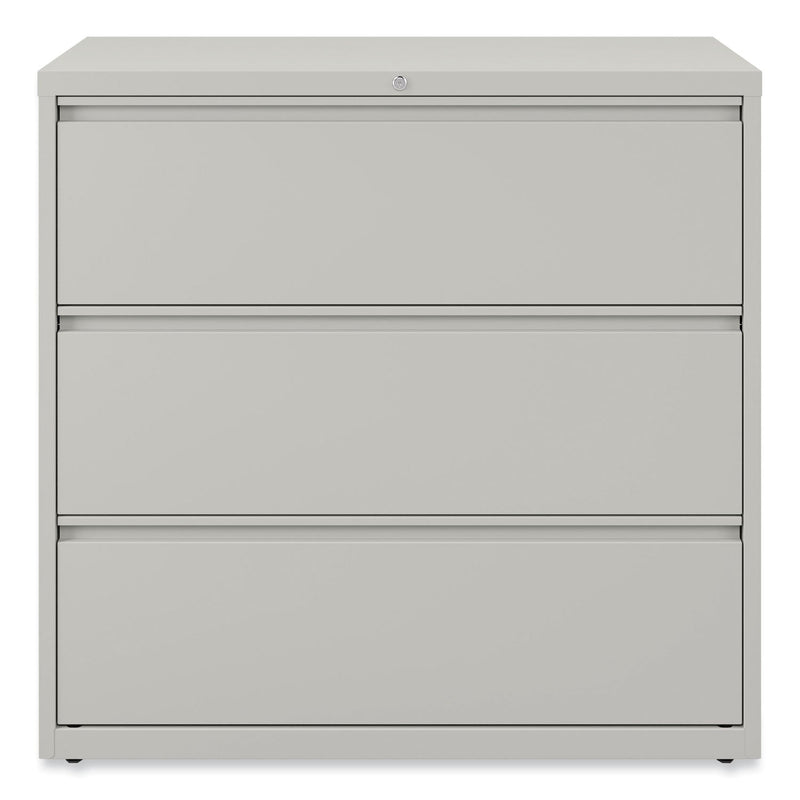 Alera Lateral File, 3 Legal/Letter/A4/A5-Size File Drawers, Light Gray, 42" x 18.63" x 40.25"