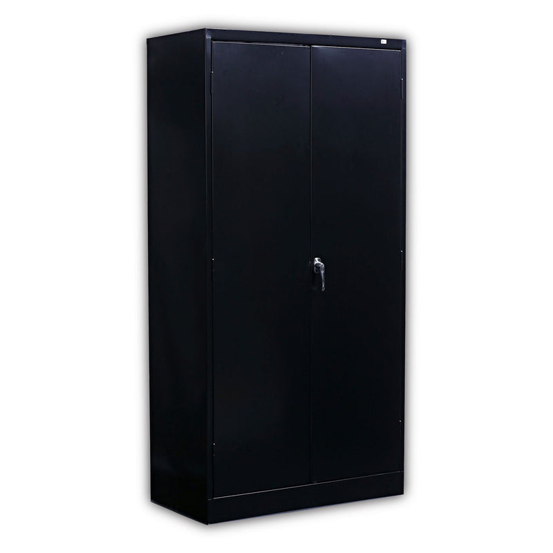 Alera Economy Assembled Storage Cabinet, 36w x 18d x 72h, Black