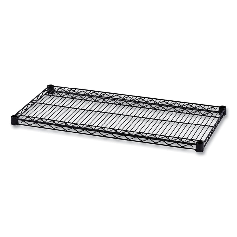 Alera Industrial Wire Shelving Extra Wire Shelves, 36w x 18d, Black, 2 Shelves/Carton