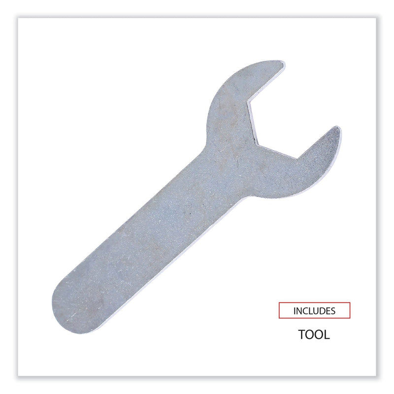 Alera Optional Casters for Wire Shelving, Grip Ring Stem, 3" Wheel, Black, 4/Set (2 Locking)