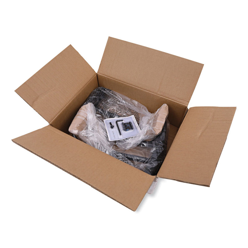 Alera Optional Fixed Height T-Arms for Alera Essentia and Interval Series Chairs, Black, 2/Set