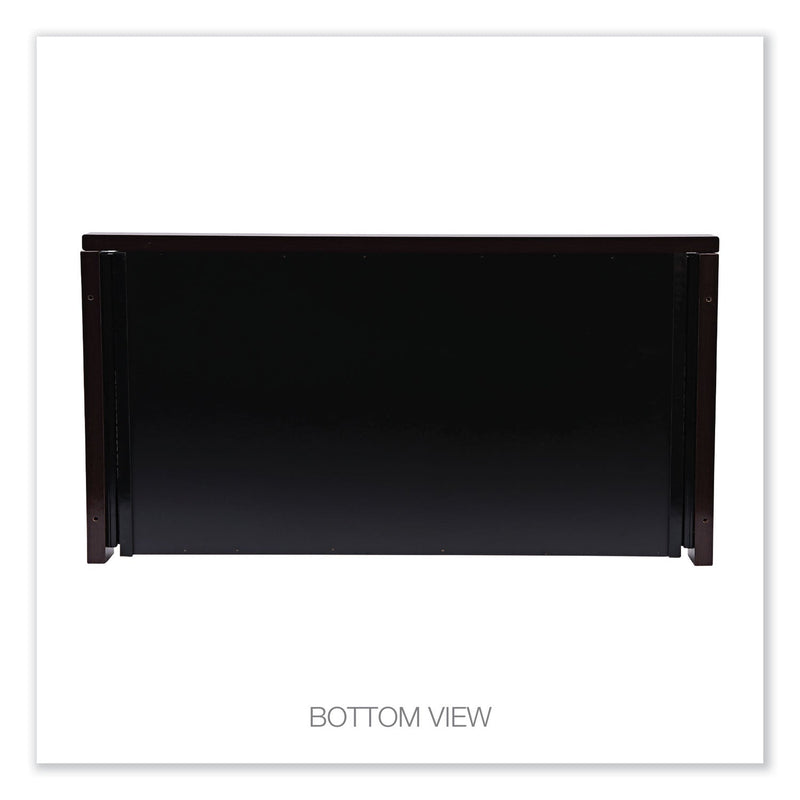 Alera Valencia Series Center Drawer, Laminate, 24.5w x 15d x 2h, Mahogany