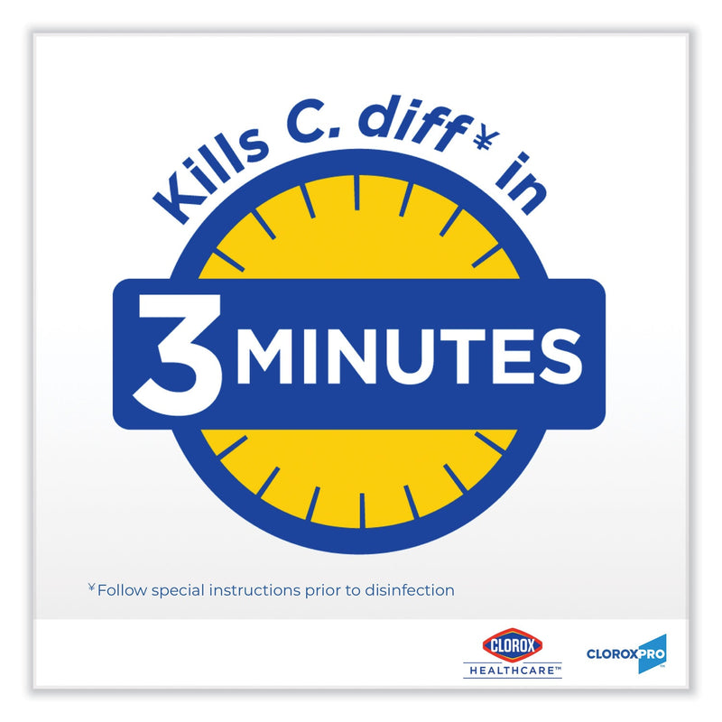 Clorox Bleach Germicidal Wipes, 12 x 12, Unscented, 110/Bucket