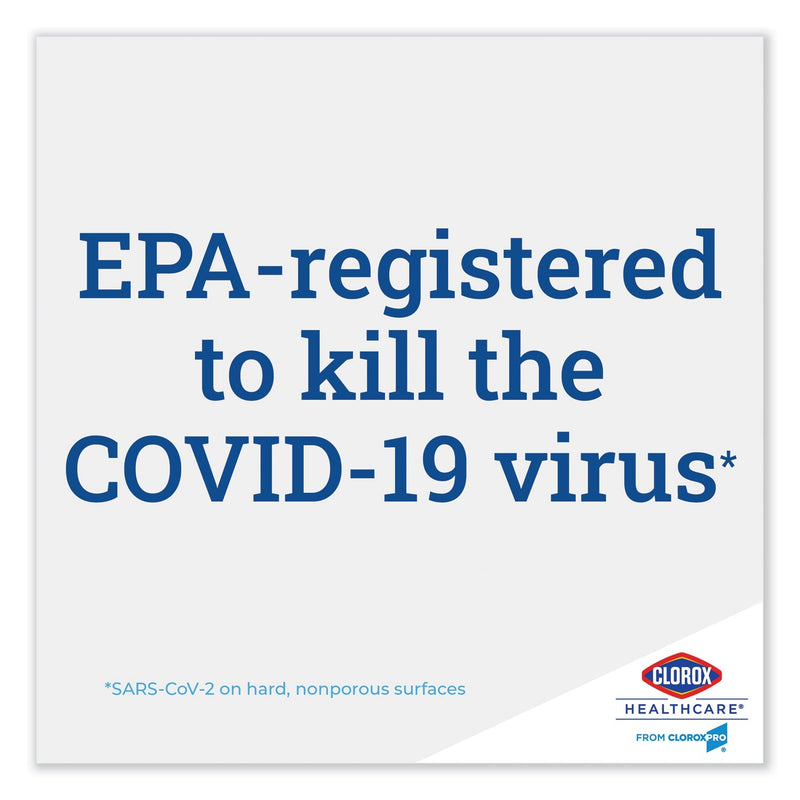 Clorox Bleach Germicidal Wipes, 6.75 x 9, Unscented, 70/Canister