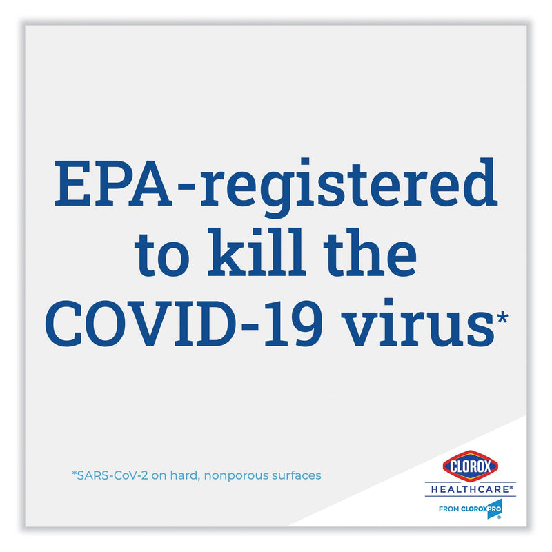 Clorox Bleach Germicidal Wipes, 12 x 12, Unscented, 110/Refill, 2/Carton