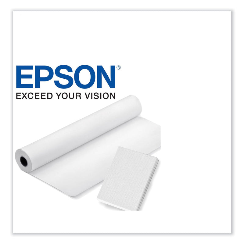 Epson Exhibition Fiber Paper Roll, 12 mil, 17" x 50 ft, Glossy White