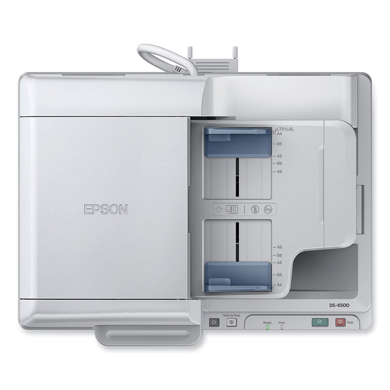 Epson WorkForce DS-6500 Scanner, 1200 dpi Optical Resolution, 100-Sheet Duplex Auto Document Feeder