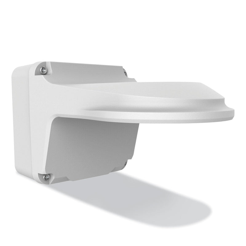 Gyration Fixed Dome Outdoor Wall Mount, 4.92 x 4.92 x 9.17, White