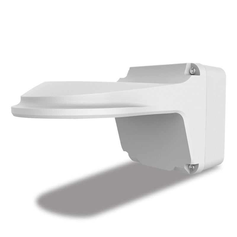 Gyration Fixed Dome Outdoor Wall Mount, 4.92 x 4.92 x 9.17, White